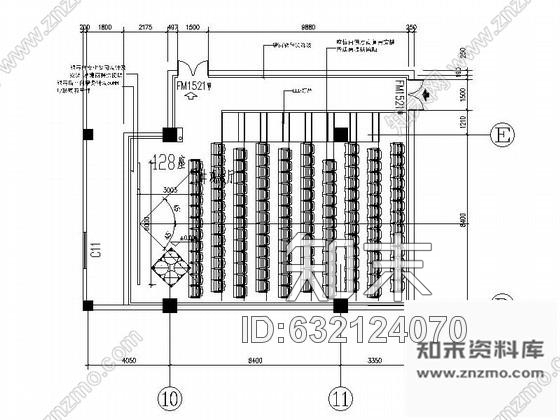 施工图某电影院3号影厅室内装修图施工图下载【ID:632124070】