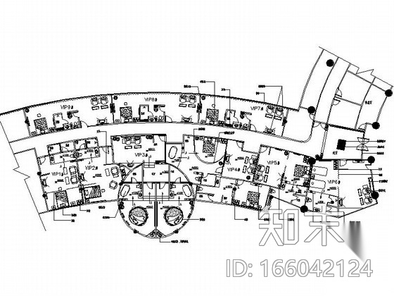 [广东]某假日酒店桑拿包房室内装修施工图（含效果）cad施工图下载【ID:166042124】