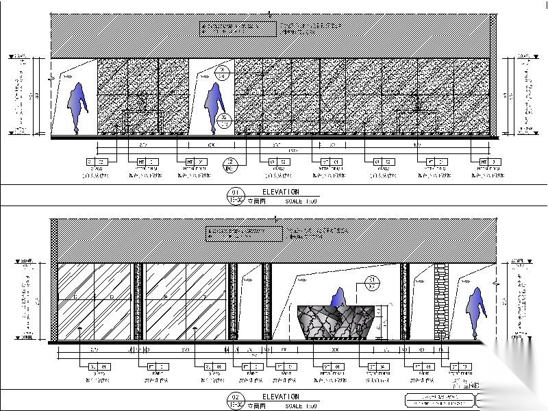 [重庆]一套详细完整的售楼部销售中心施工图cad施工图下载【ID:160705101】