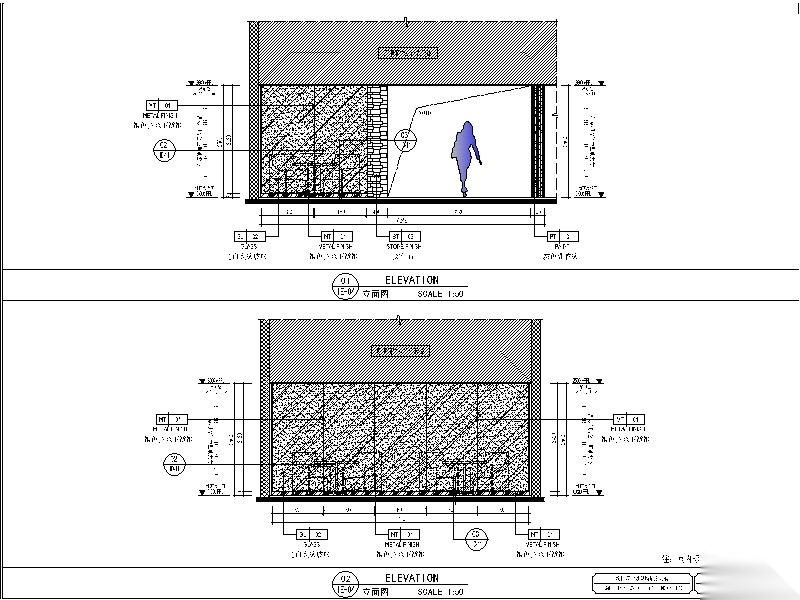 [重庆]一套详细完整的售楼部销售中心施工图cad施工图下载【ID:160705101】