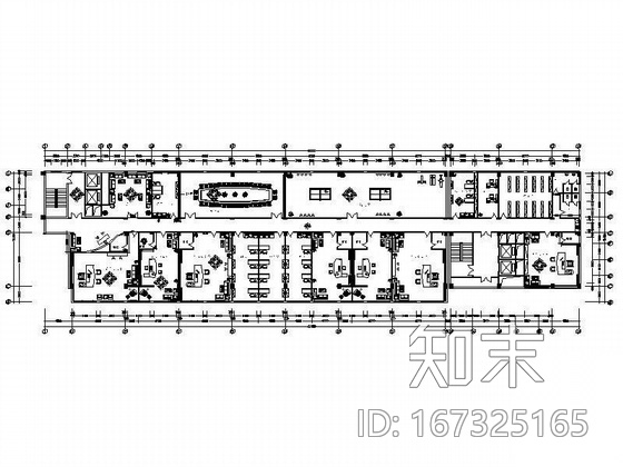 盐业集团公司室内装饰图cad施工图下载【ID:167325165】