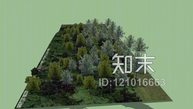 芝加哥森林树木1SU模型下载【ID:121016663】