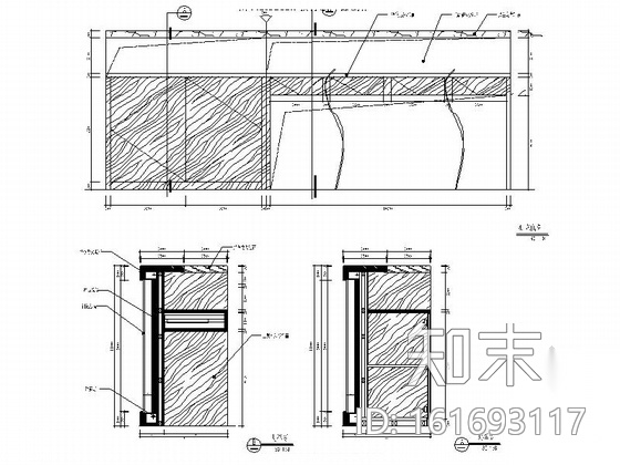 [北京]全国连锁玻璃混搭风格展厅设计施工图（含效果）cad施工图下载【ID:161693117】