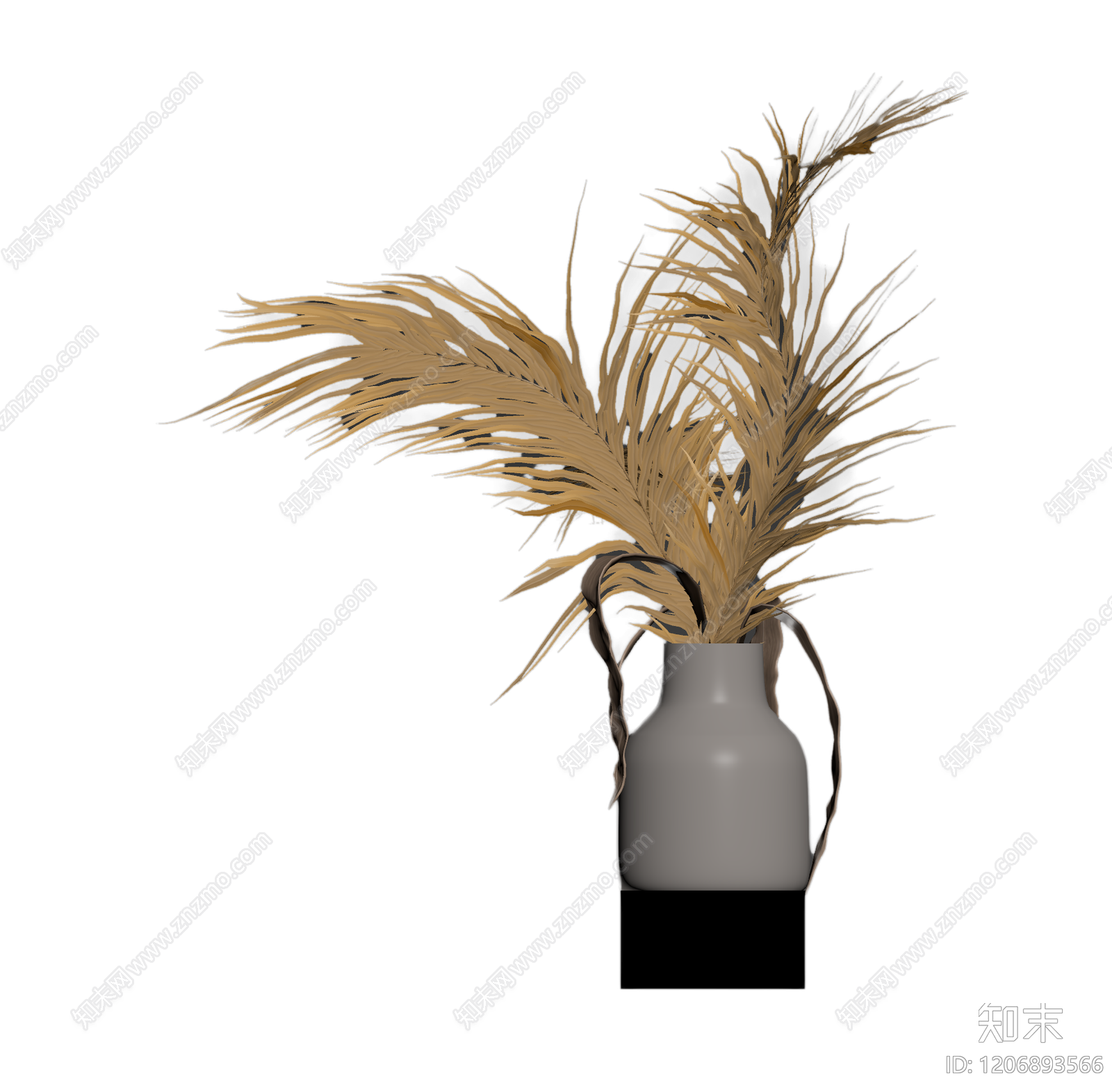 干草花瓶装饰品3D模型下载【ID:1206893566】