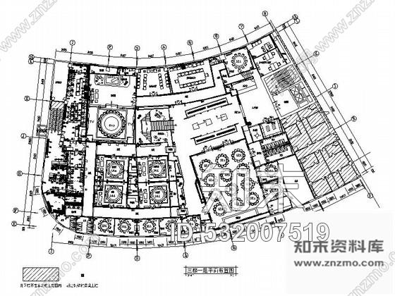 施工图北京某中式酒楼室内装修施工图含实景cad施工图下载【ID:532007519】