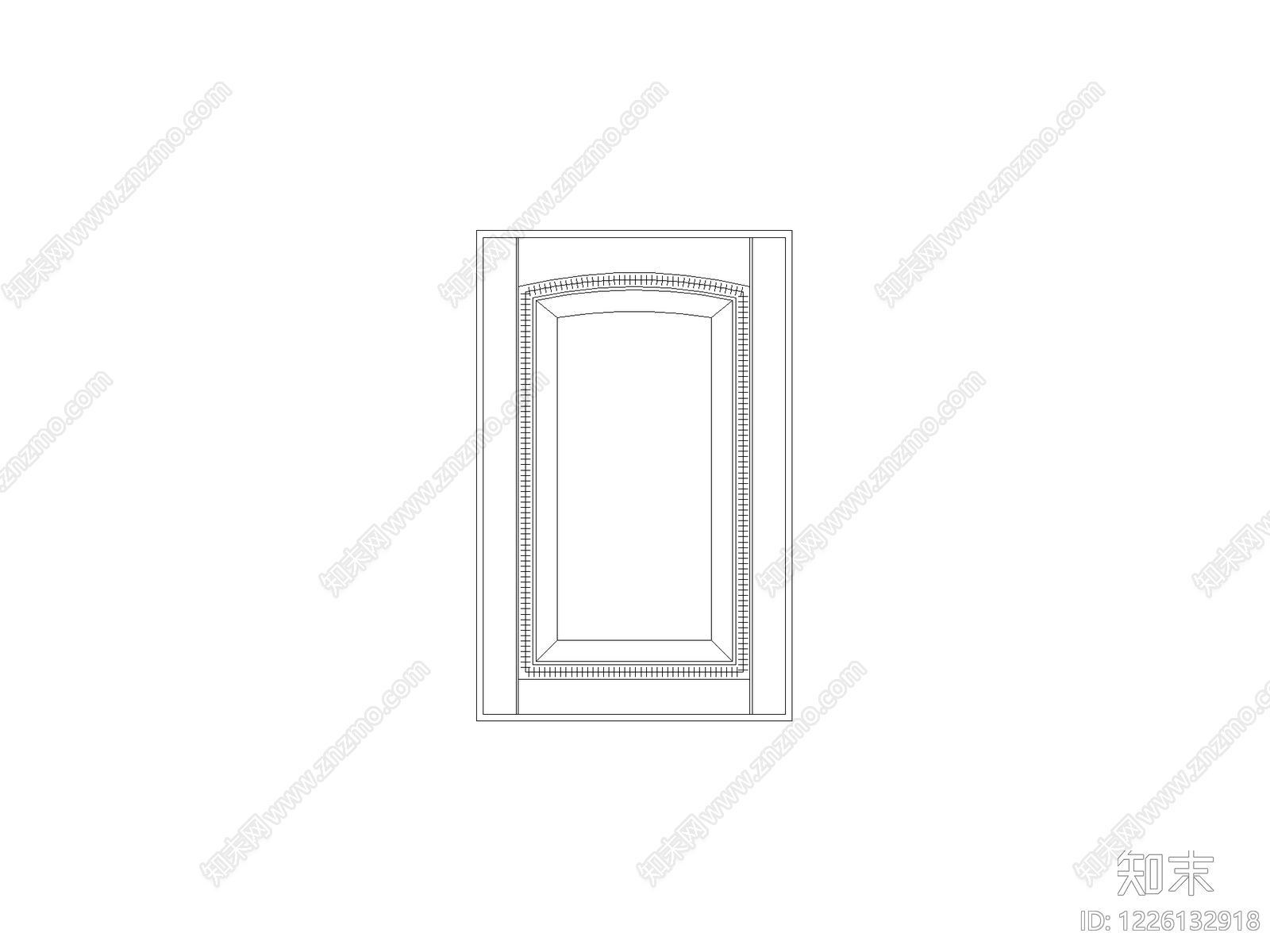现代门CAD图纸