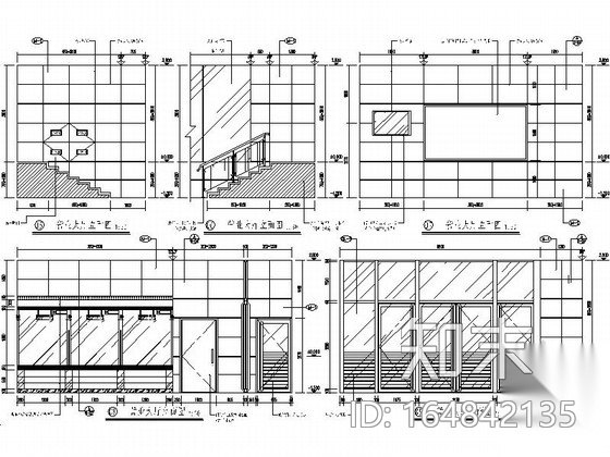 [北京]现代国有控股大型商业金融机构支行设计施工图cad施工图下载【ID:164842135】