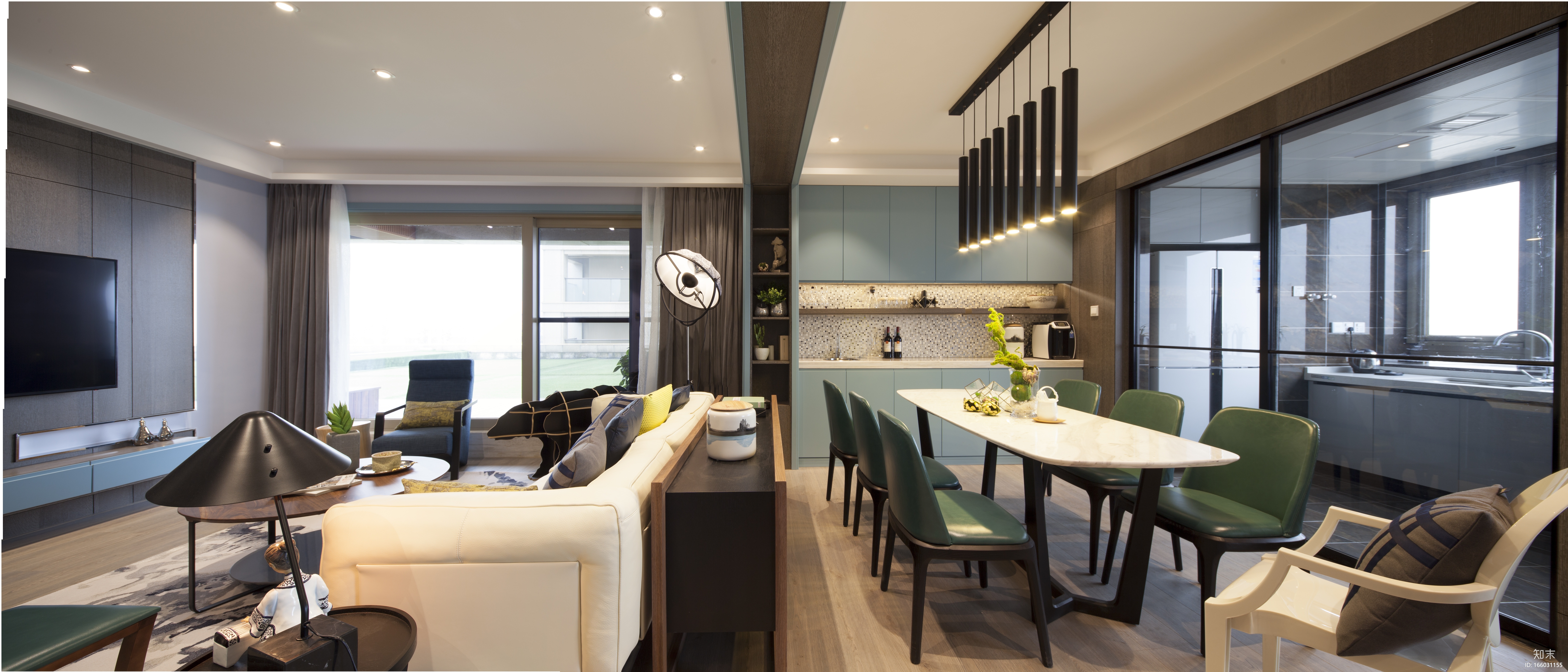 [杭州]富春和园景和园样板间装饰施工图施工图下载【ID:166031155】