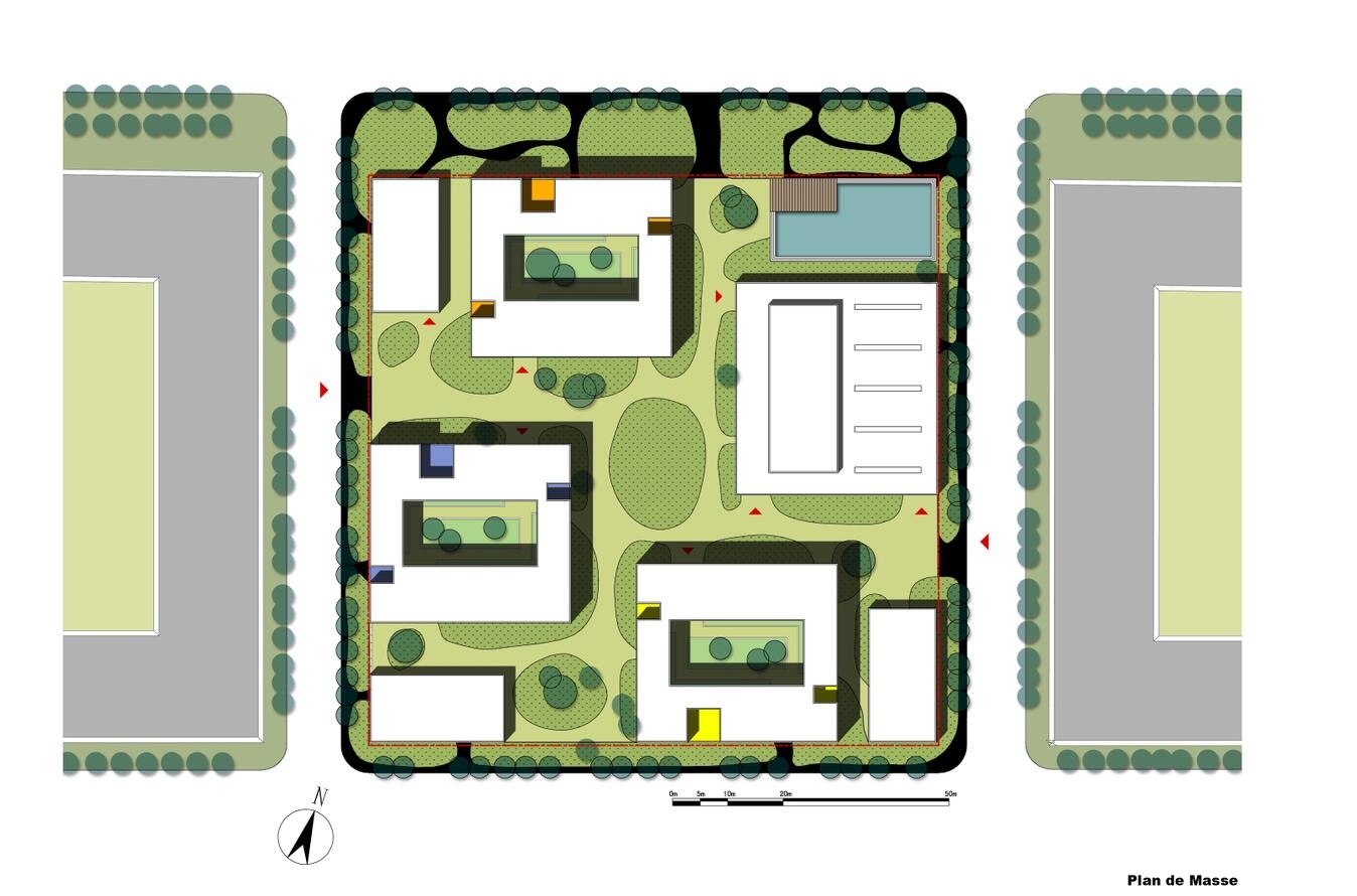 阿尔基里亚修道院宿舍建筑设计文本cad施工图下载【ID:165159123】