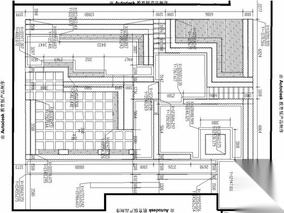 [长沙]社会福利院庭院景观工程施工图cad施工图下载【ID:160717176】