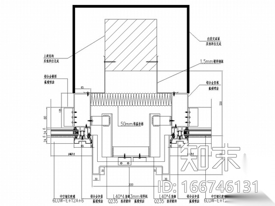 [成都]四层商业楼幕墙施工图cad施工图下载【ID:166746131】
