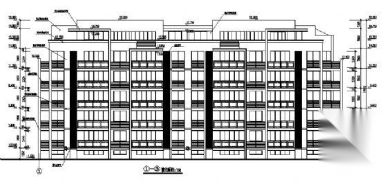 某七层住宅楼建筑施工图cad施工图下载【ID:149866173】