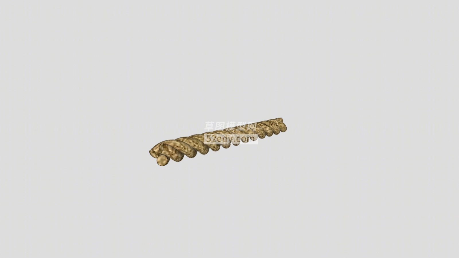 3股麻绳SU模型下载【ID:148494134】