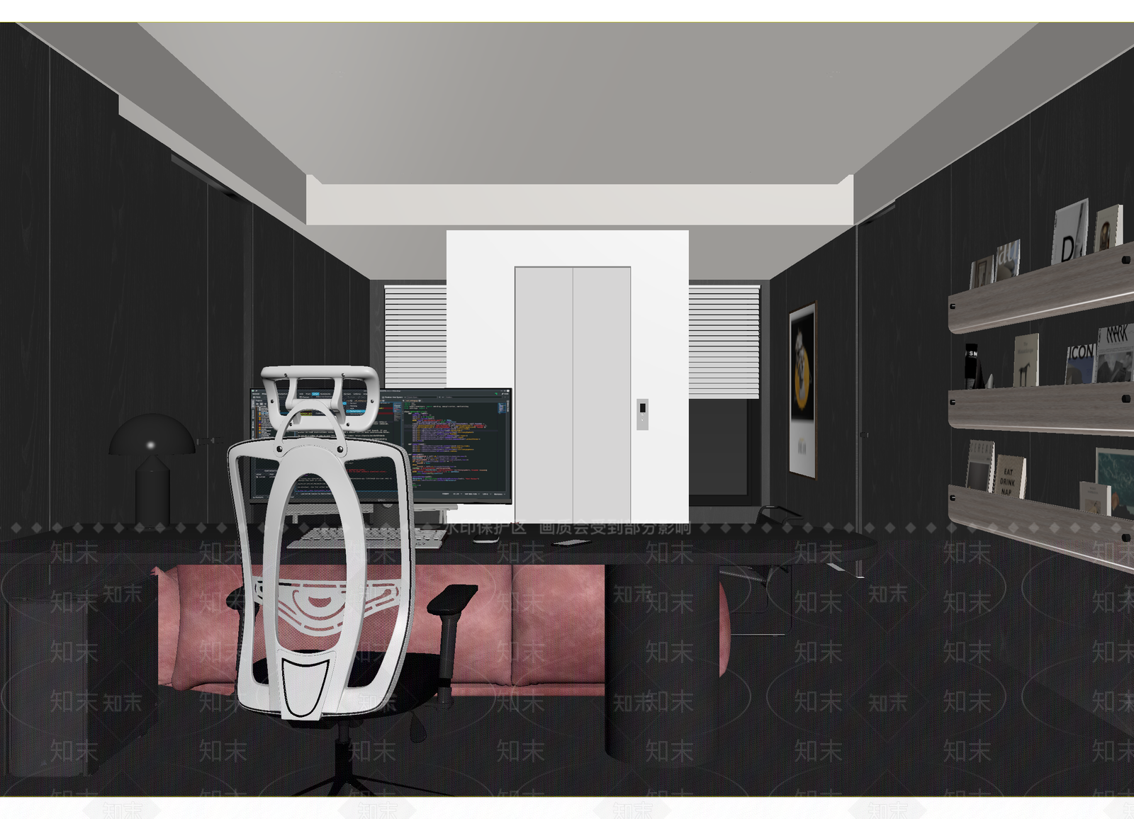 现代办公室3D模型下载【ID:1214725200】