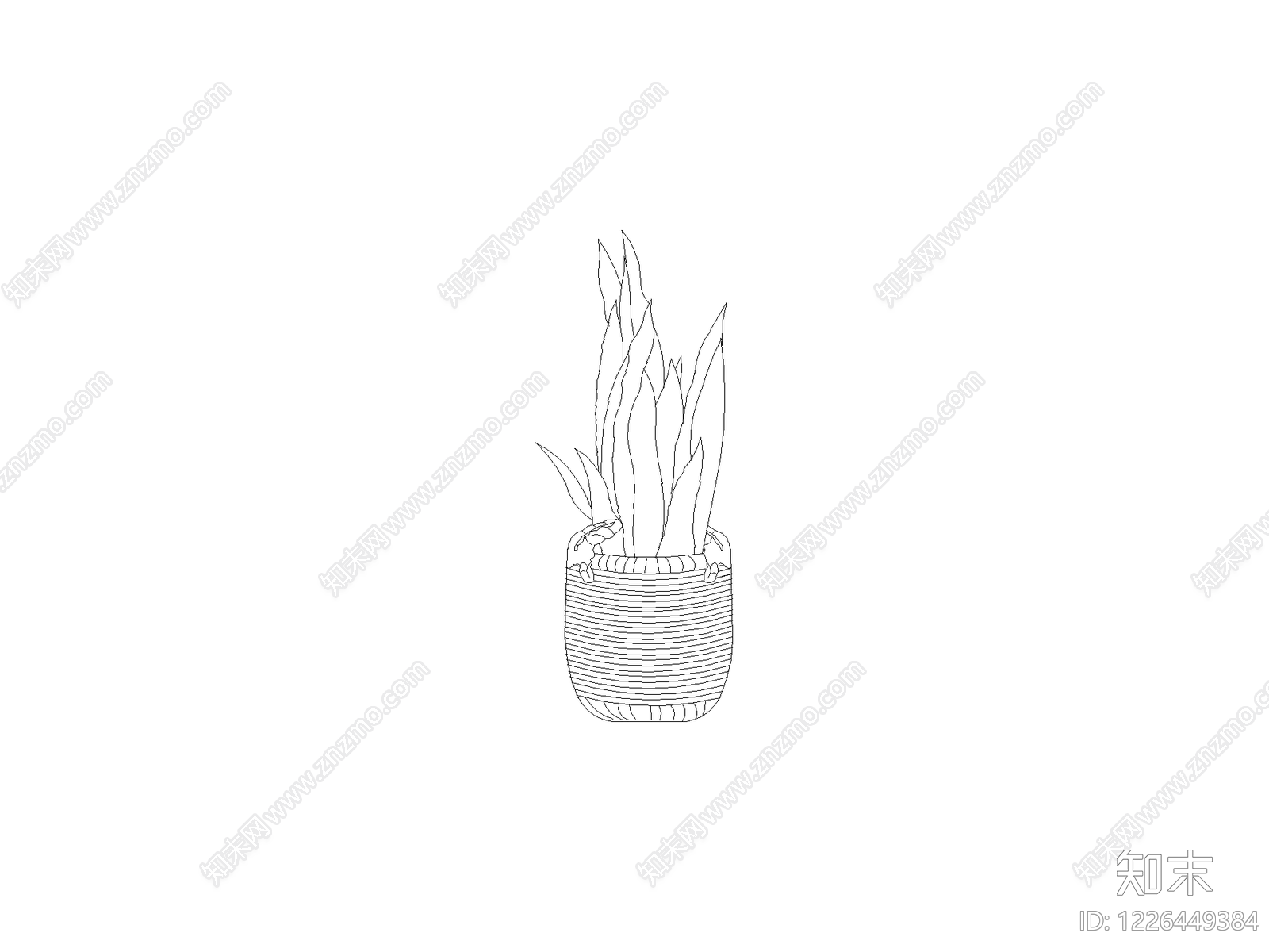 绿植cad施工图下载【ID:1226449384】