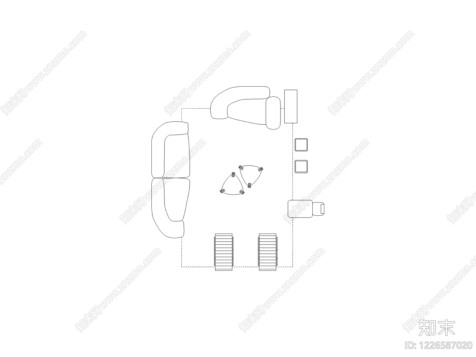 现代家装图库CAD图纸