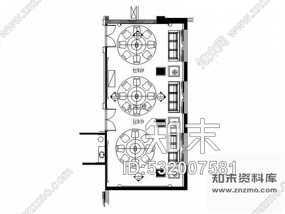 施工图上海某奢华饭店包房9装修图含效果cad施工图下载【ID:532007581】