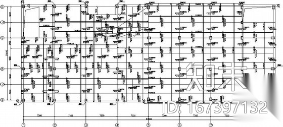 两层型钢混凝土食堂结构施工图施工图下载【ID:167397132】