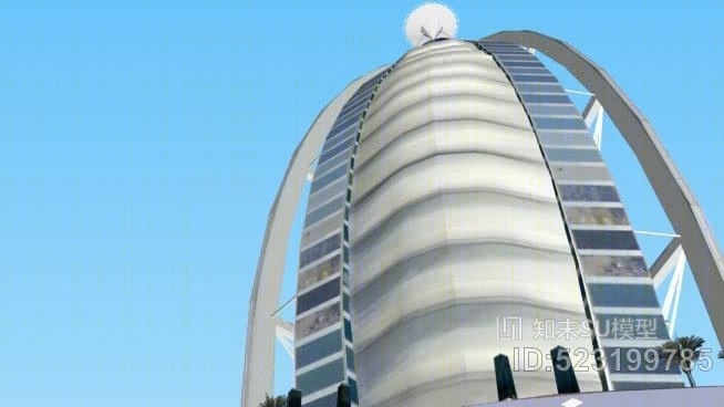 帆船酒店SU模型下载【ID:523199785】