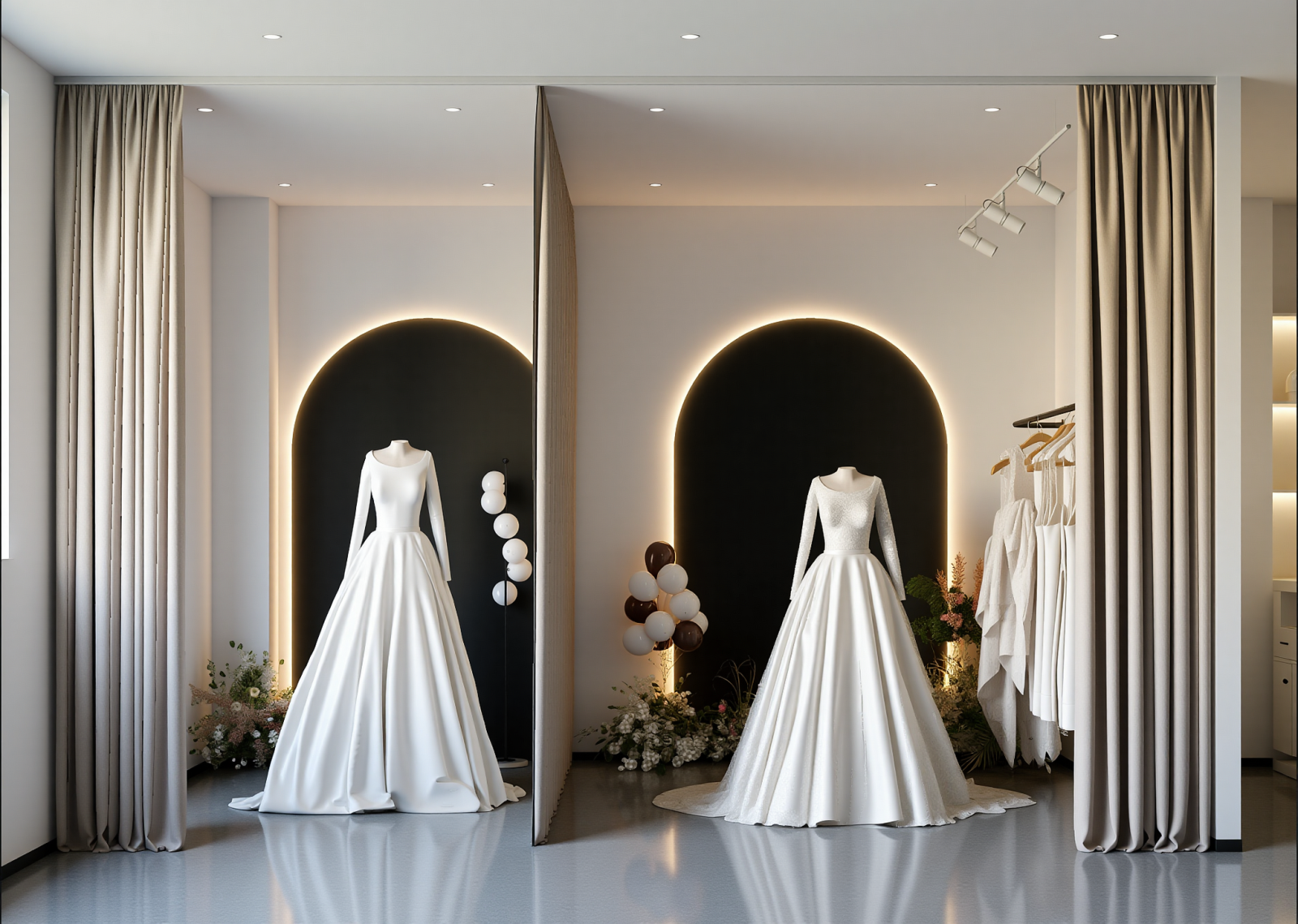 工业服装展厅3D模型下载【ID:1215113985】