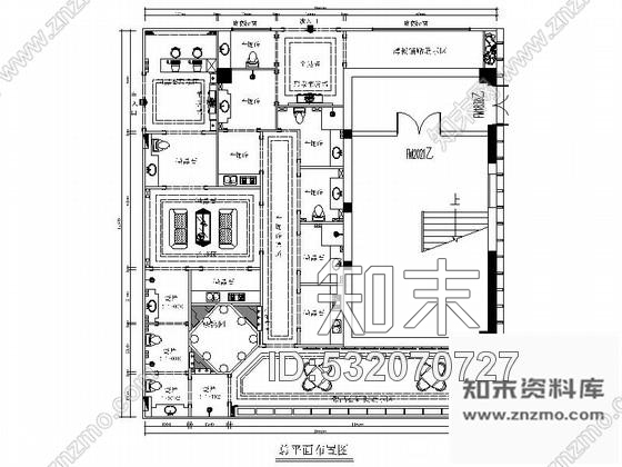 施工图天津时尚陶瓷专卖店室内装修施工图cad施工图下载【ID:532070727】