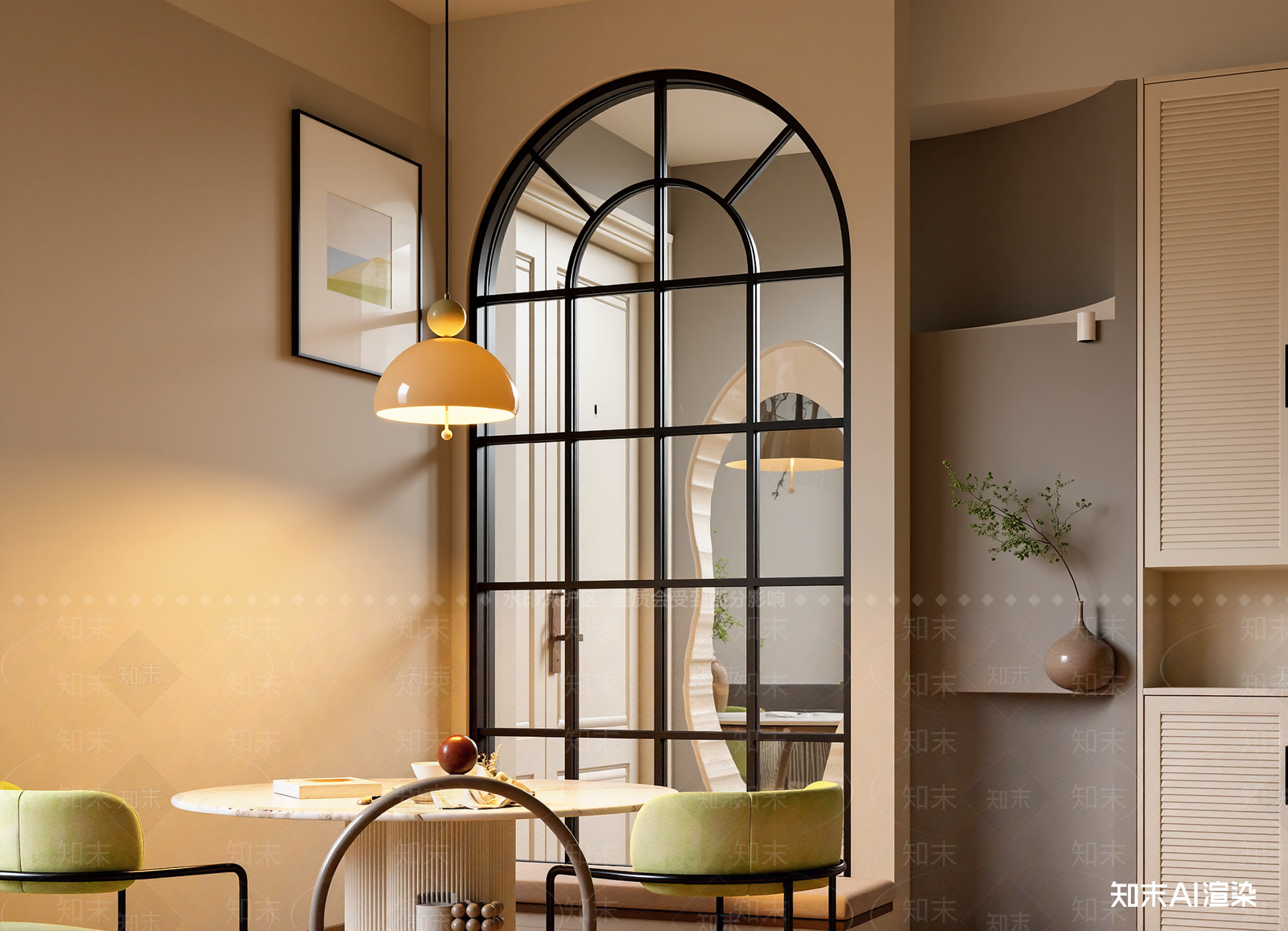 法式家居餐厅3D模型下载【ID:1214762741】