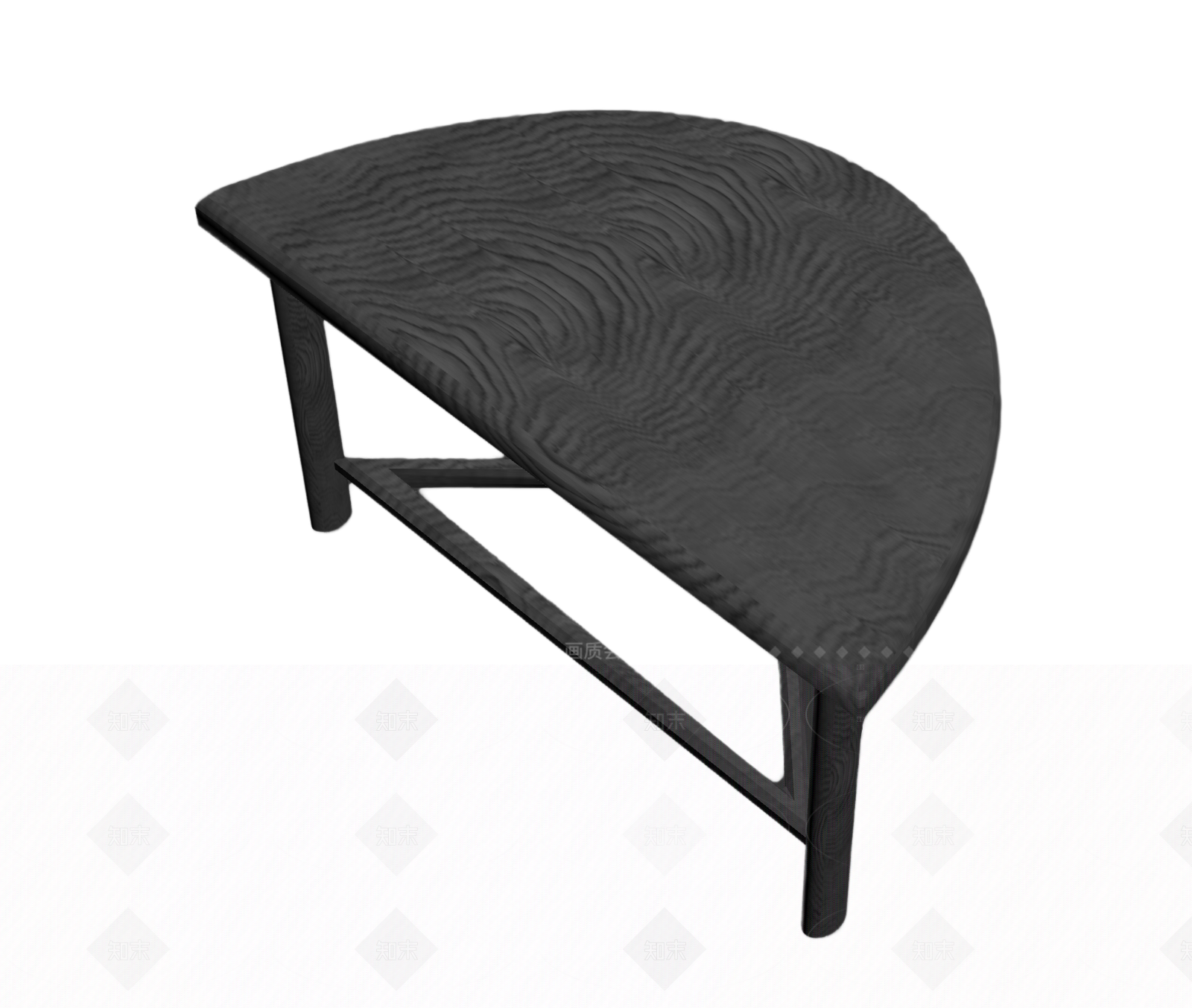 弧形木质长凳3D模型下载【ID:1205545419】