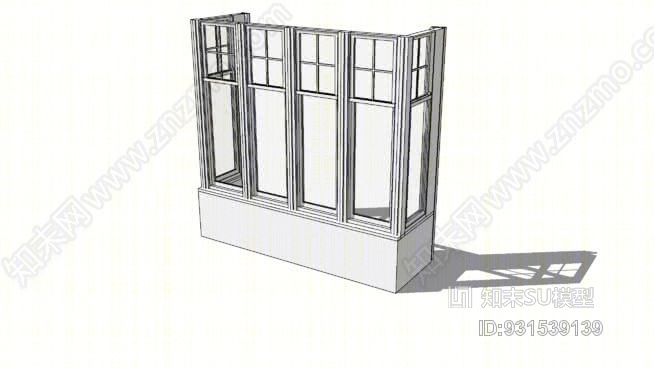 爱德华湾窗户SU模型下载【ID:931539139】
