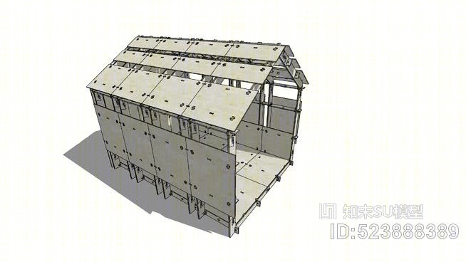 wikihouse亭1SU模型下载【ID:523888389】