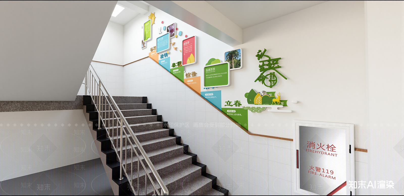 现代其他学校空间SU模型下载【ID:1216034769】