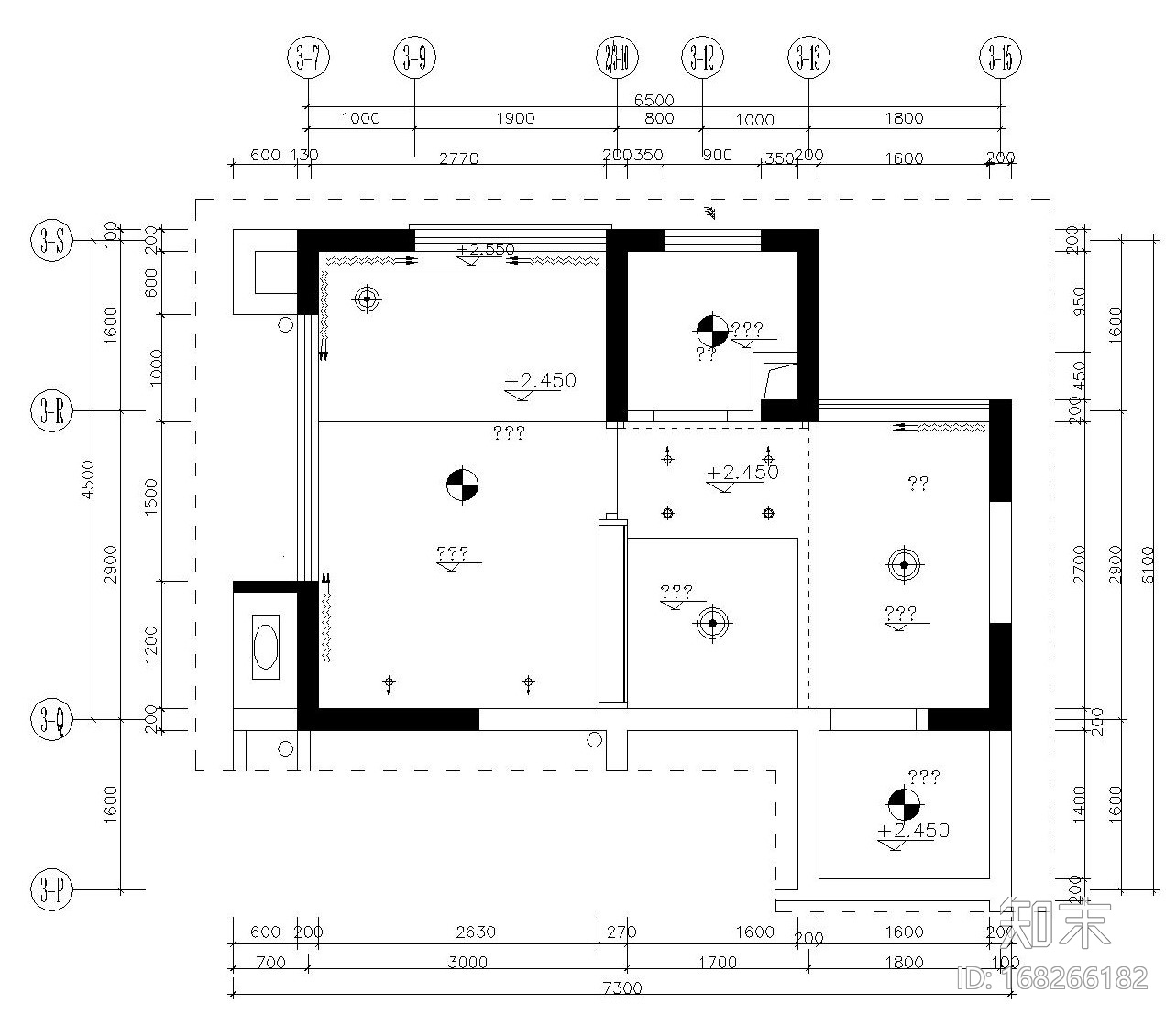 [广东]东莞鹿港小镇精装样板间施工图及效果图施工图下载【ID:168266182】