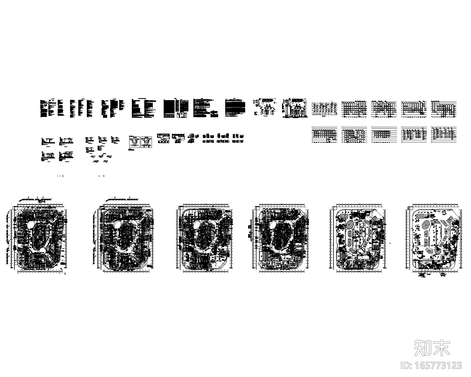 吾悦广场综合体暖通设计施工图施工图下载【ID:165773123】