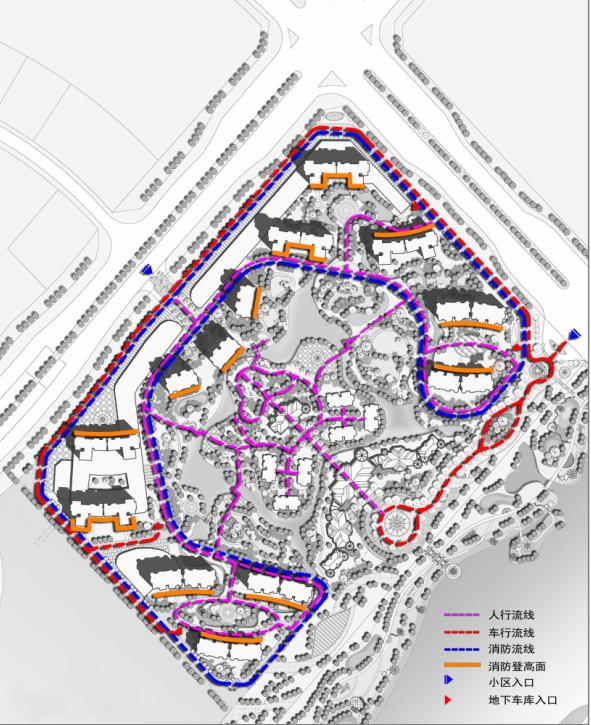 [广东]高层塔式新中式风格老年生活社区建筑设计方案文本cad施工图下载【ID:165731132】