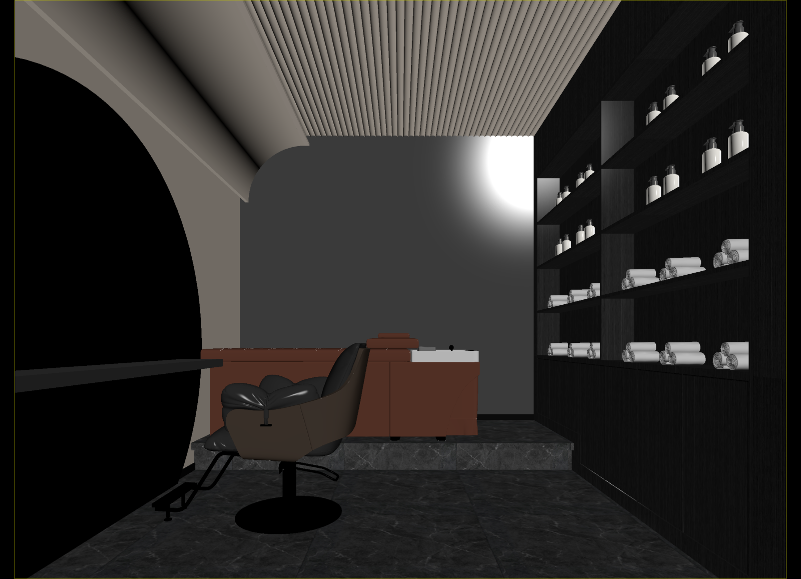 现代美容院3D模型下载【ID:1214402457】