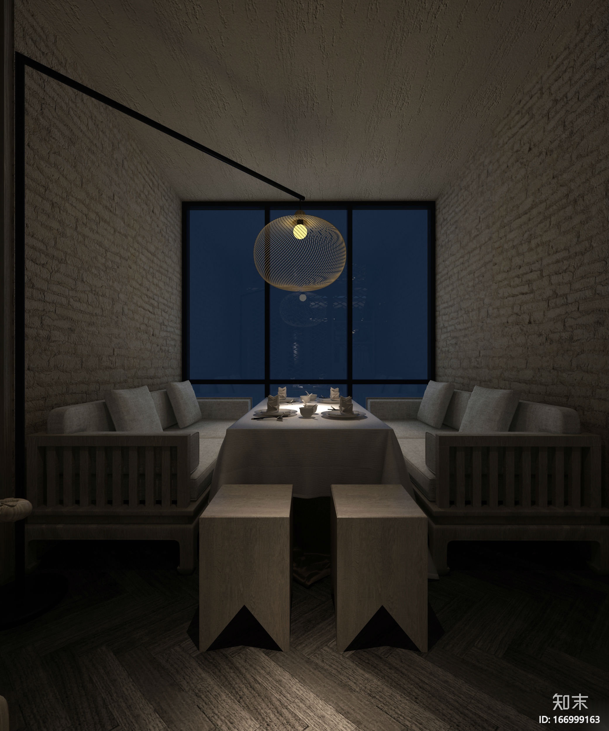 [新疆]般若世界.素食馆设计方案+施工图施工图下载【ID:166999163】