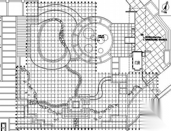 广东深圳某商业区东区外环境景观设计施工图cad施工图下载【ID:161084187】