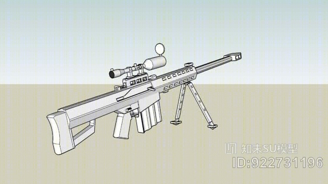 巴雷特M82SU模型下载【ID:922731196】