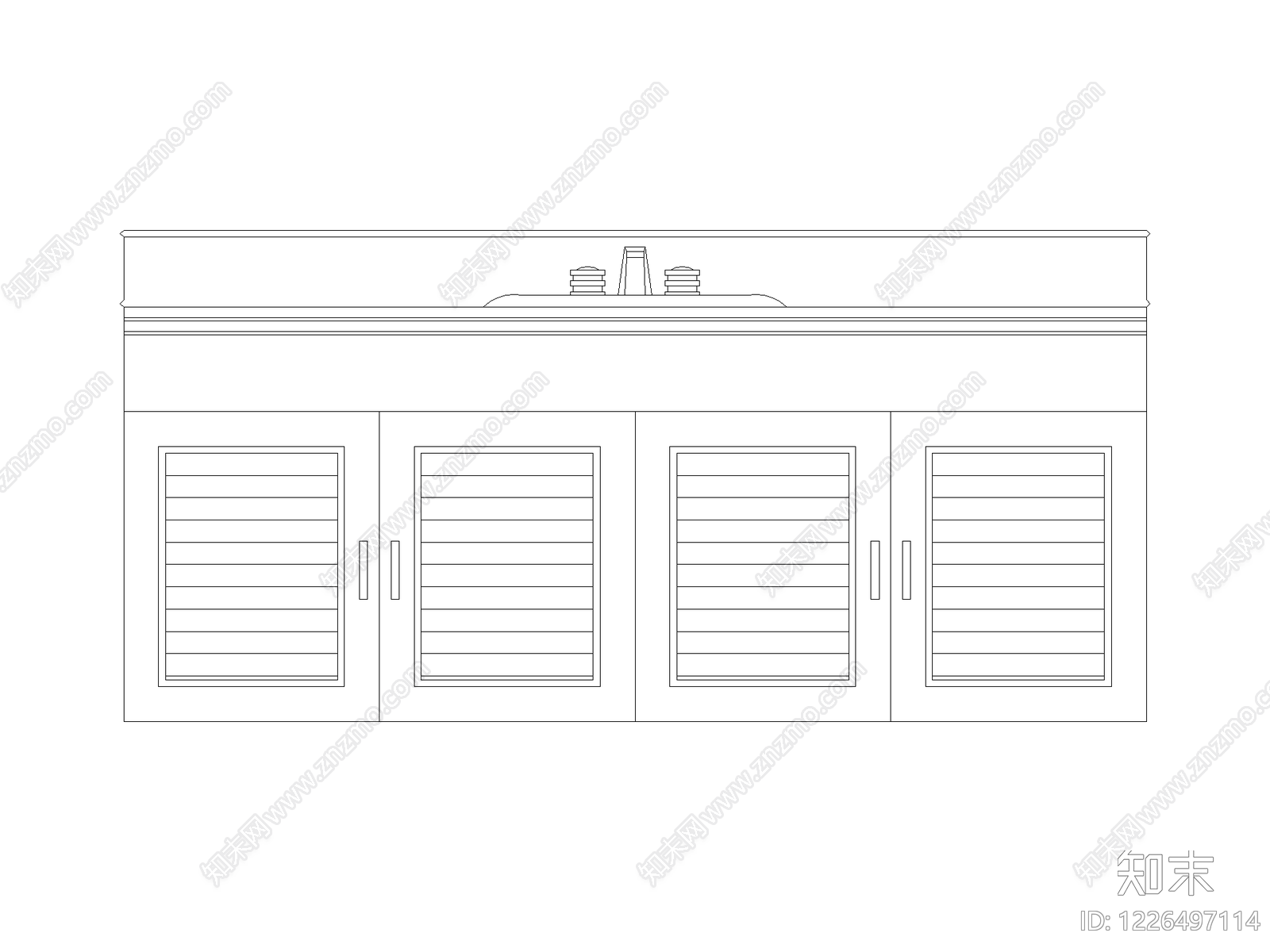 柜子cad施工图下载【ID:1226497114】