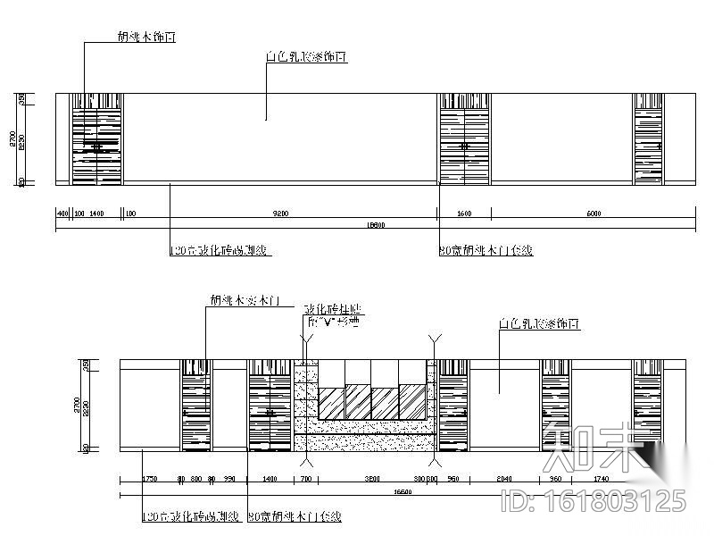 某农产品检测中心办公楼装修图cad施工图下载【ID:161803125】