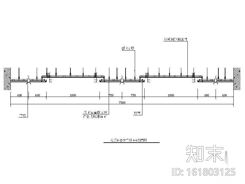 某农产品检测中心办公楼装修图cad施工图下载【ID:161803125】