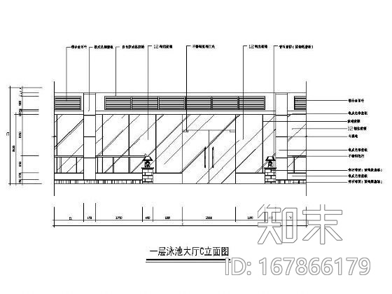 某温泉别墅戏水中心设计装修图cad施工图下载【ID:167866179】