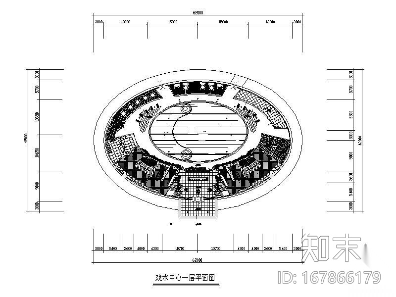 某温泉别墅戏水中心设计装修图cad施工图下载【ID:167866179】