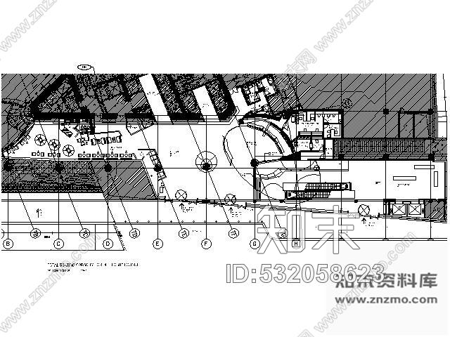 施工图南京某酒店大堂及通道施工图cad施工图下载【ID:532058623】