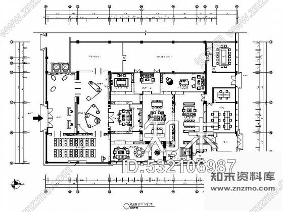 施工图原创现代壁纸展示馆室内装修施工图含效果图cad施工图下载【ID:532106987】