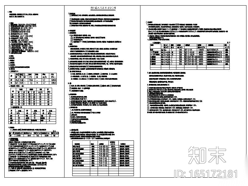 [广州]珠江酒店公寓暖通施工图设计说明cad施工图下载【ID:165172181】