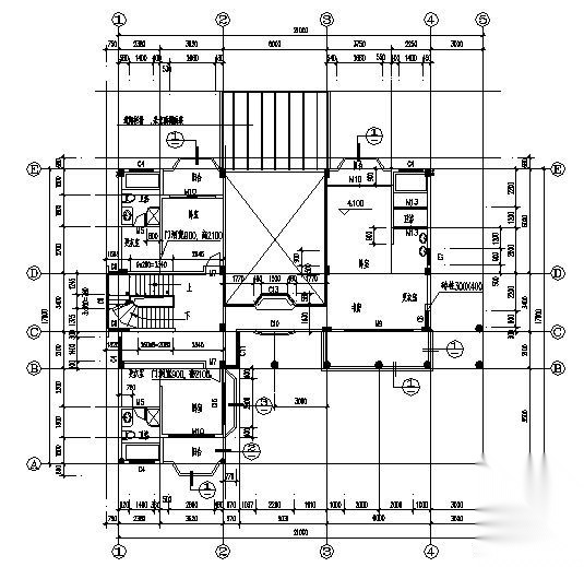 某三层半欧式别墅建筑方案图施工图下载【ID:149923167】