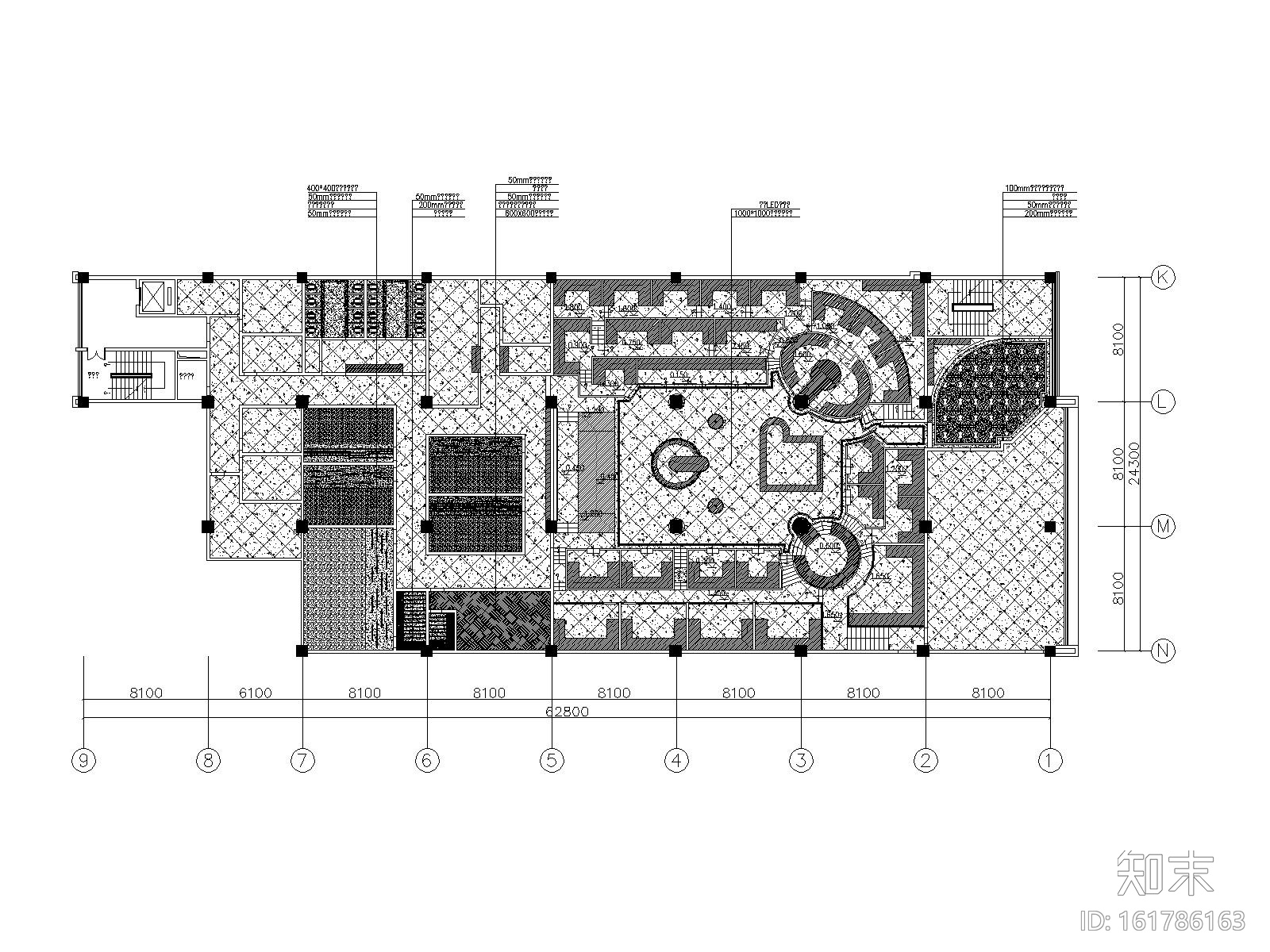 混搭风格酒吧装修全套CAD施工图及高清效果图施工图下载【ID:161786163】