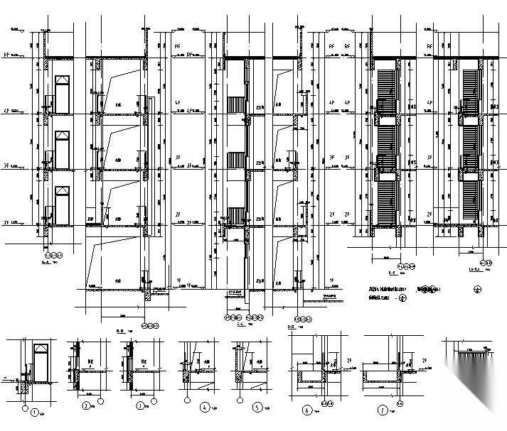 [合肥]多层小学及中学建筑全专业施工图（含地下车库及...施工图下载【ID:151563109】