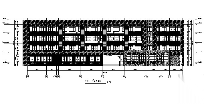 [合肥]多层小学及中学建筑全专业施工图（含地下车库及...施工图下载【ID:151563109】