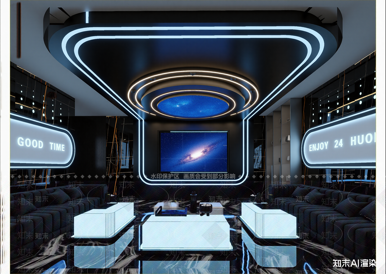 现代电竞房3D模型下载【ID:1214573830】
